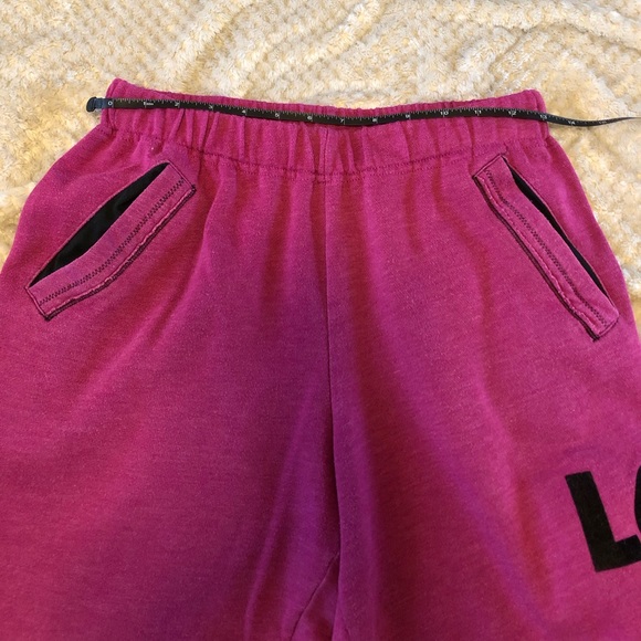Mossimo Purple LOVE 8 Sweats - Picture 3 of 12